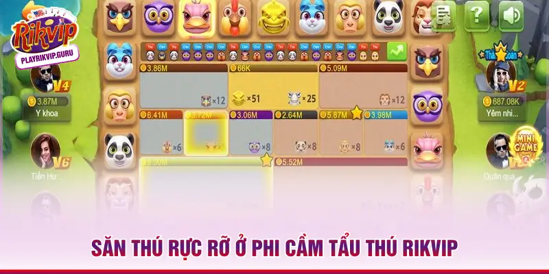 Phi Cầm Tẩu Thú RIKVIP Chơi Săn Thưởng Đỉnh Cao Nhất 2026 Săn thú rực rỡ ở Phi cầm tẩu thú RIKVIP