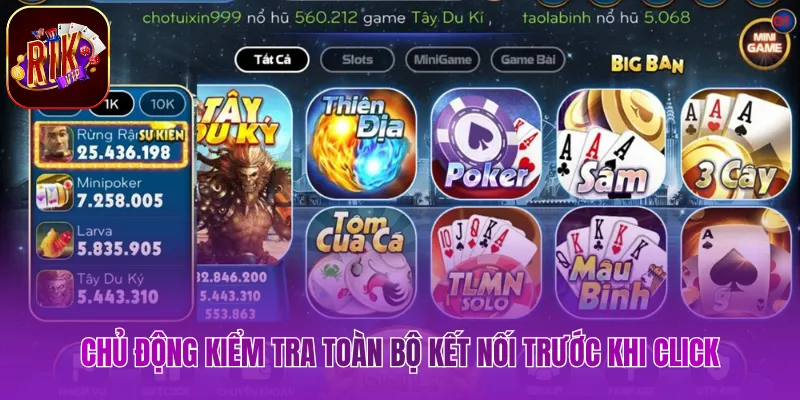 Link Vào Rikvip - Hướng Dẫn Truy Cập Nhanh & An Toàn 100% Chủ động kiểm tra toàn bộ kết nối trước khi click